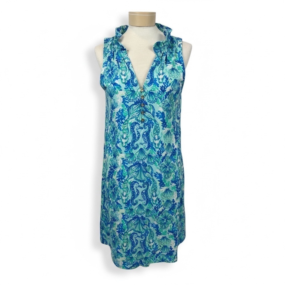 Lilly Pulitzer Azlynn Dress Sea Glass Aqua Size S